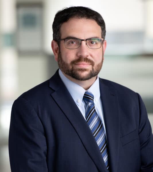 Photo of Jason Berkowitz, chief legal and regulatory affairs officer