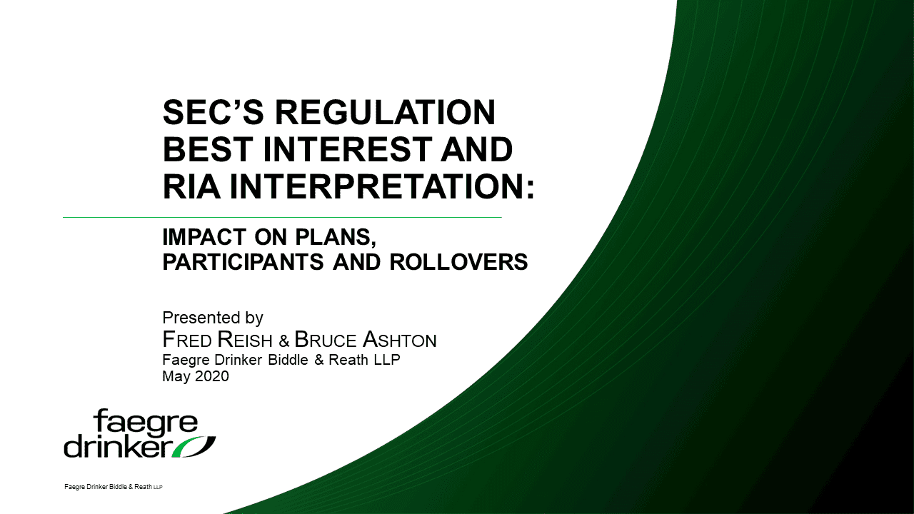 IRI Webinar - SECs Regulation Best